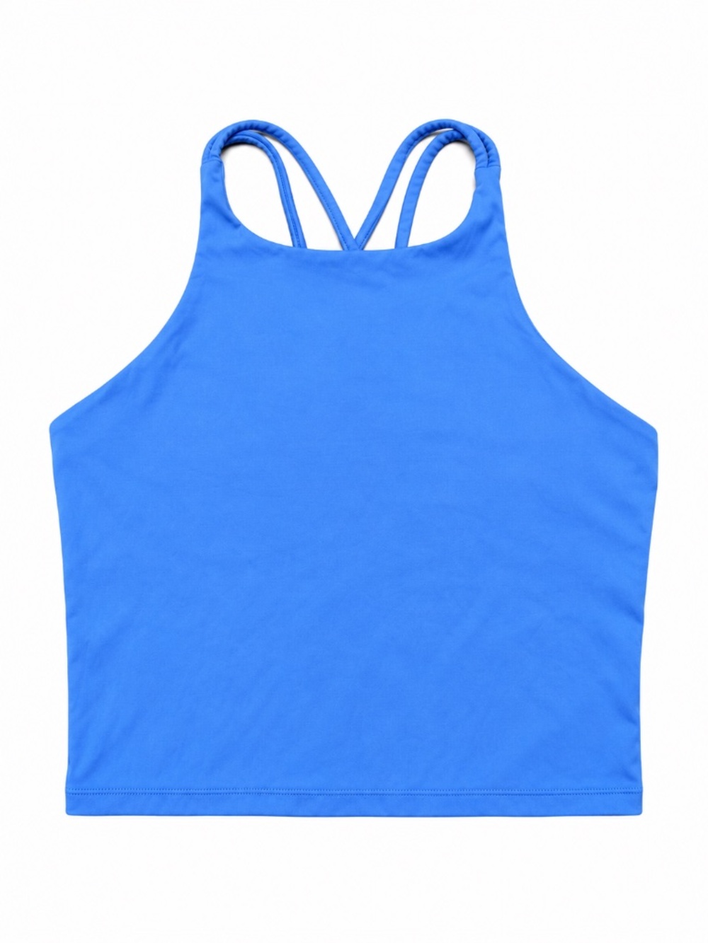Cobalt Blue Crisscross Strappy Workout Tank Size Small